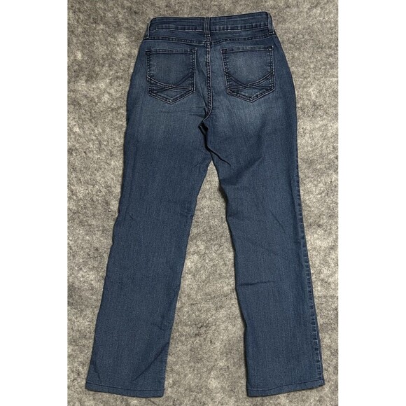 NYDJ Not Your Daughter's Jeans Marilyn Straight Women's 6 Lift Tuck Blue Denim - Picture 3 of 17
